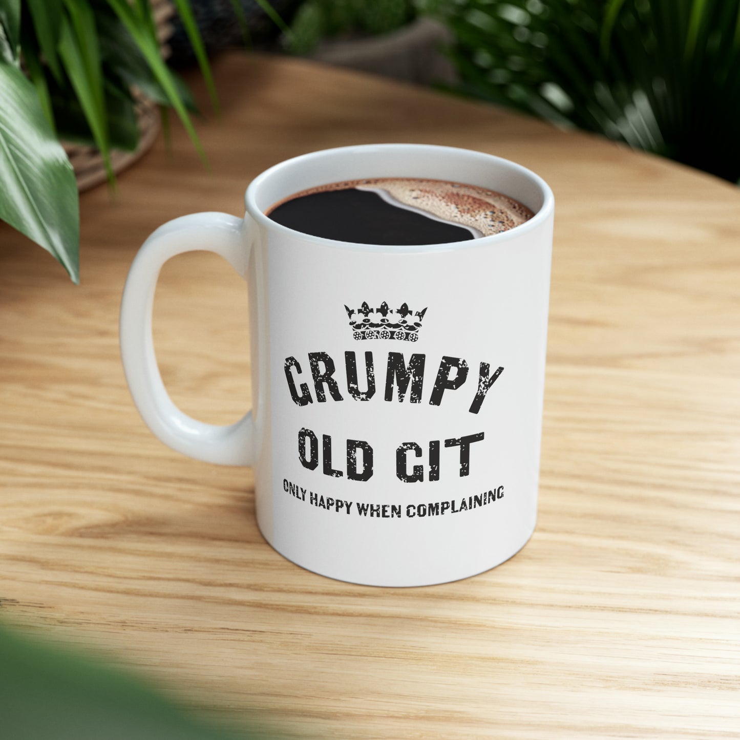 Grumpy Old Git only happy when complaining Mug - 11oz