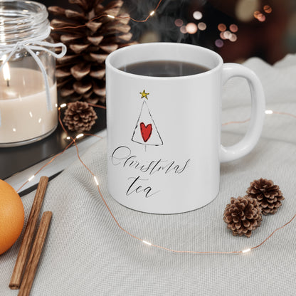 Christmas Tea Ceramic 11oz Mug