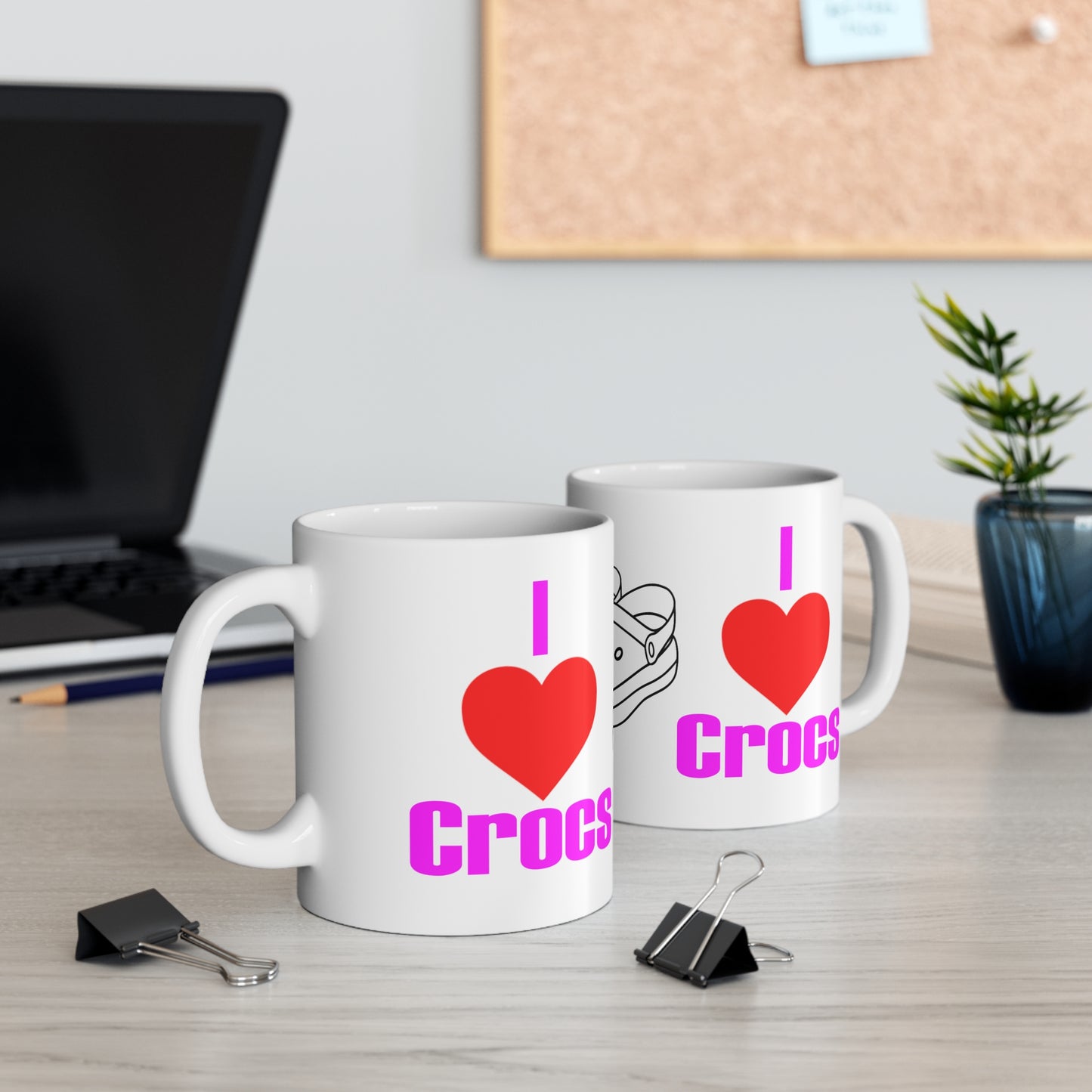 I Love Crocs Mug - 11oz