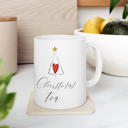 Christmas Tea Ceramic 11oz Mug