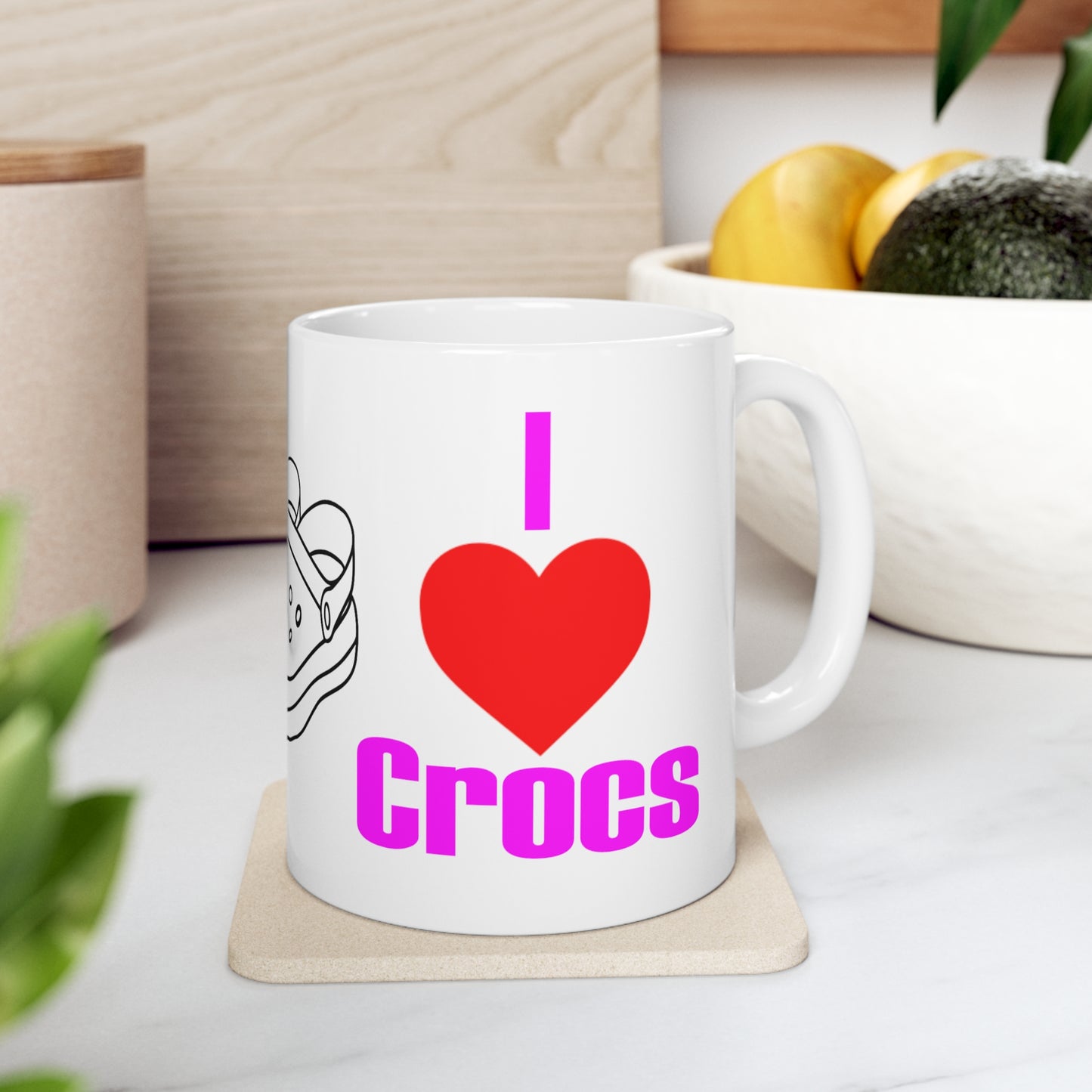 I Love Crocs Mug - 11oz