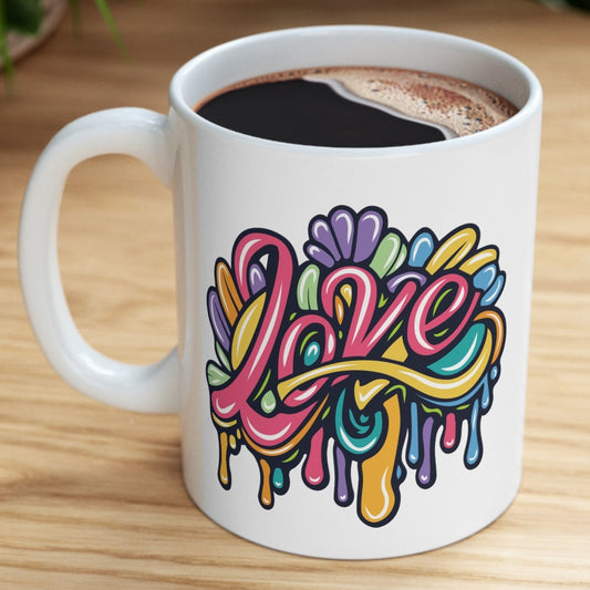 Love Colourful Mug - 11oz