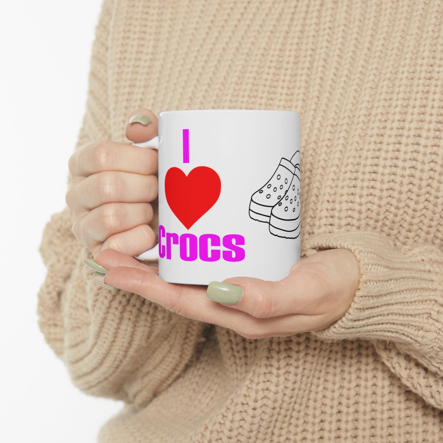 I Love Crocs Mug - 11oz