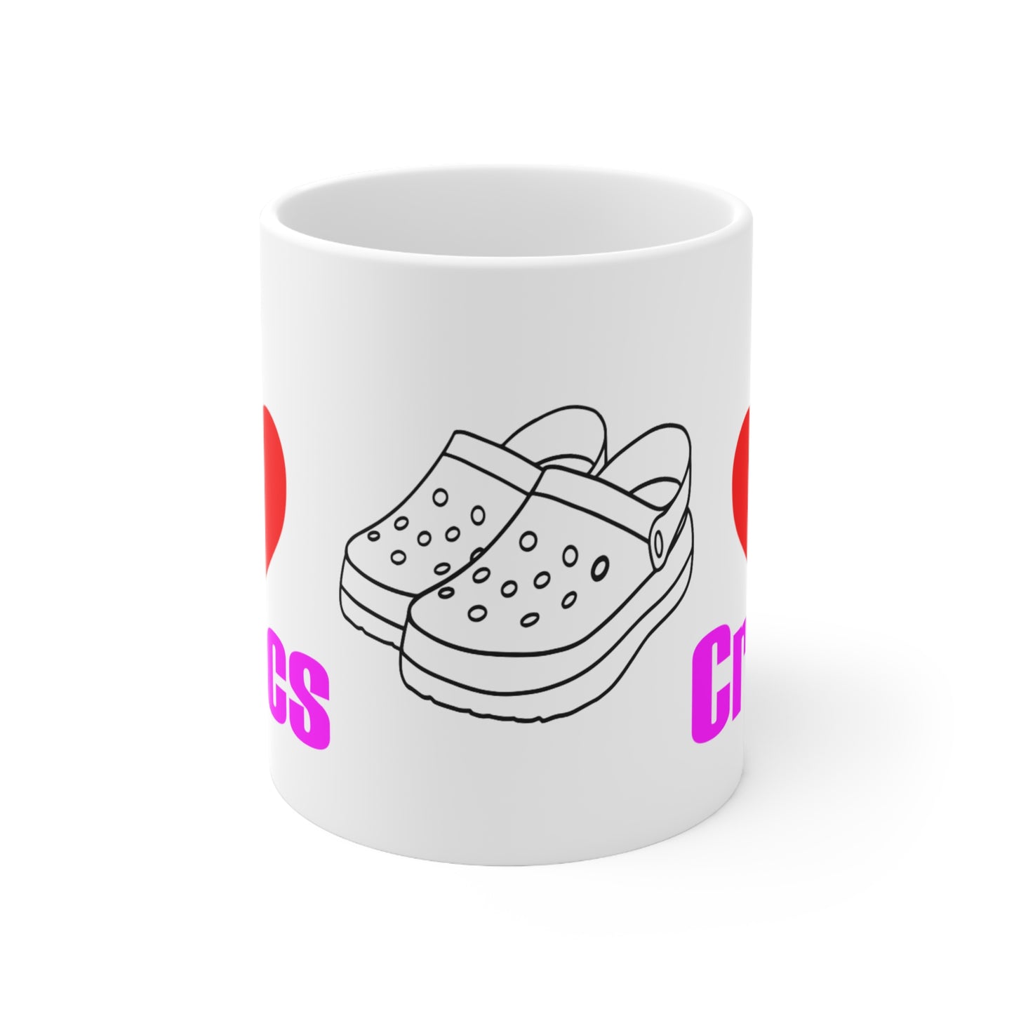 I Love Crocs Mug - 11oz