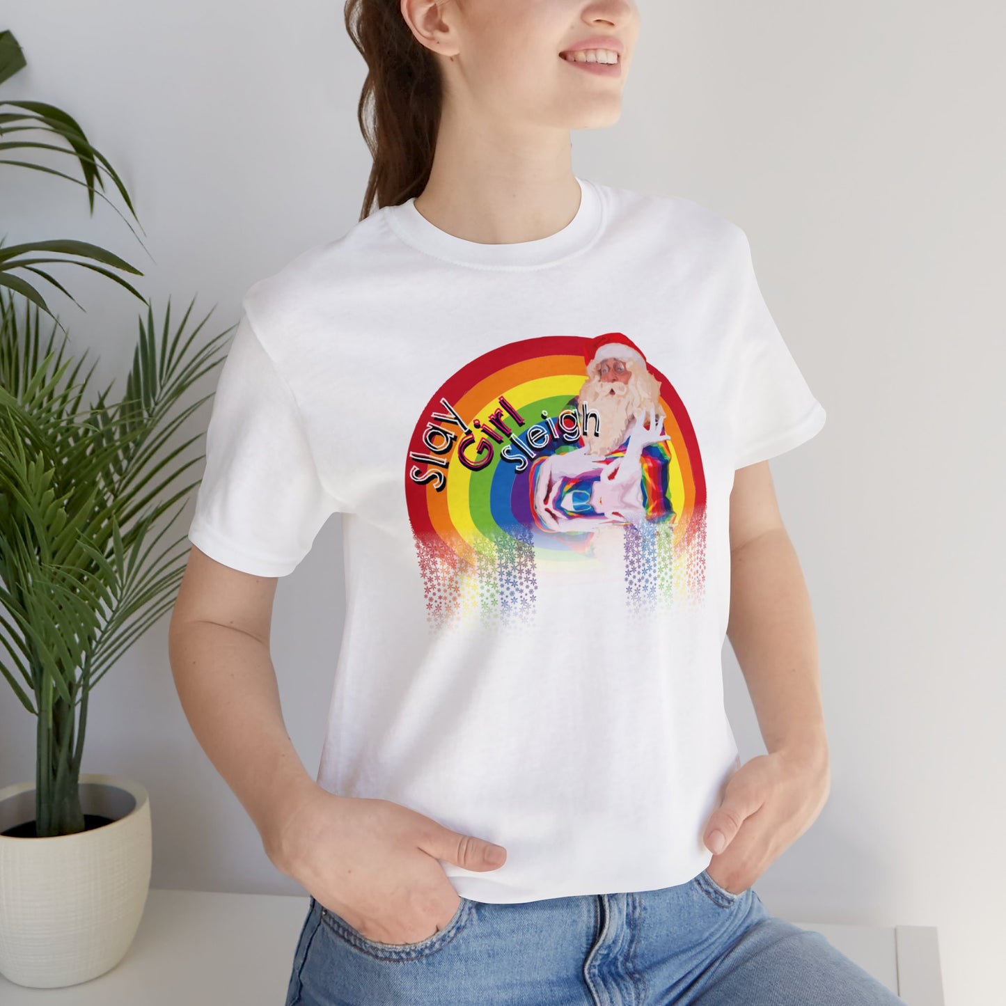 Slay Girl Sleigh Retro T-Shirt