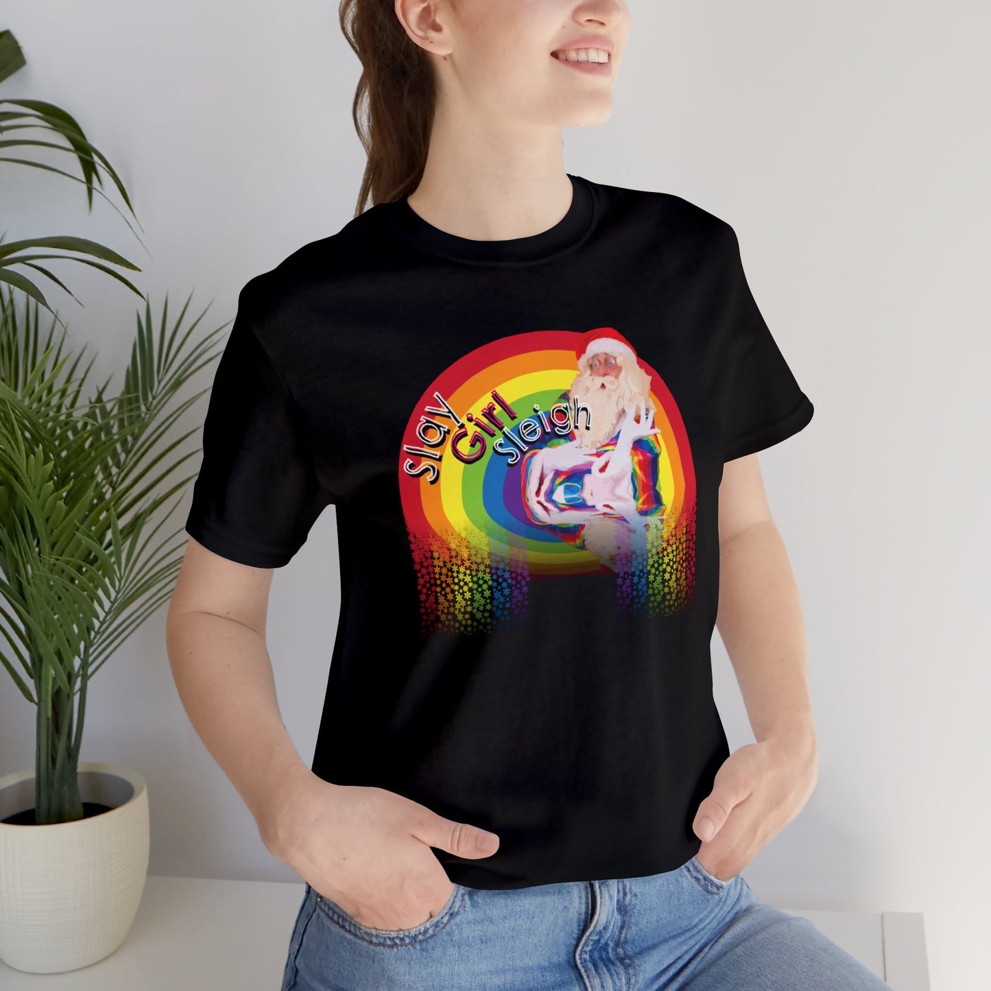 Slay Girl Sleigh Retro T-Shirt