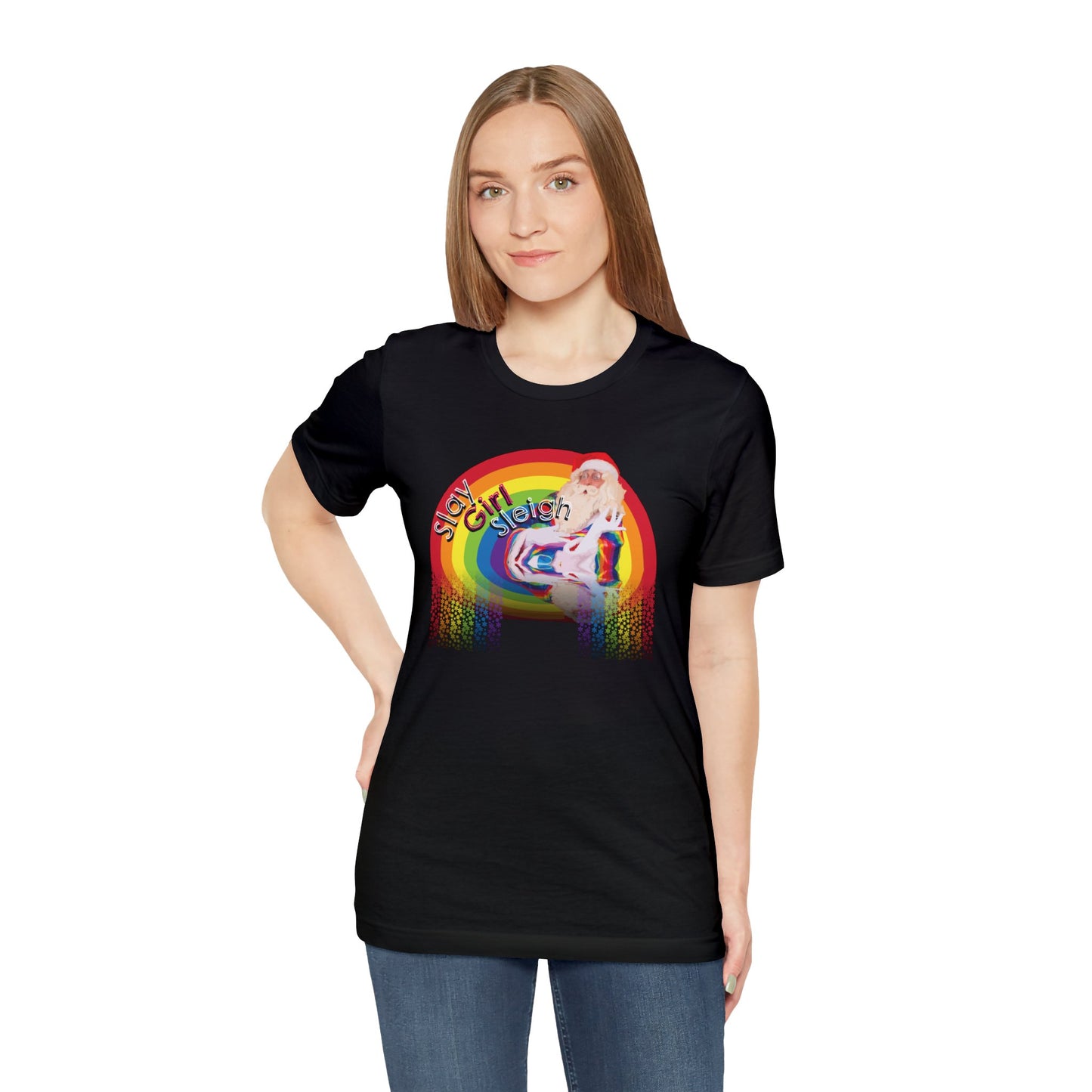 Slay Girl Sleigh Retro T-Shirt