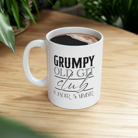 Grumpy Old Git Club Founder & Member Mug - 11oz