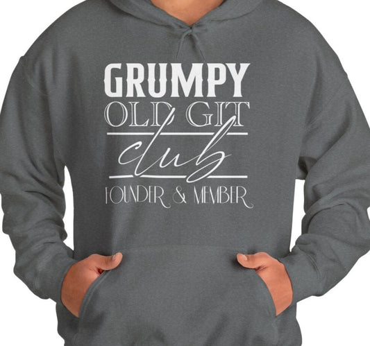 Grumpy Old Git Club Founder & Member Unisex Hoodie