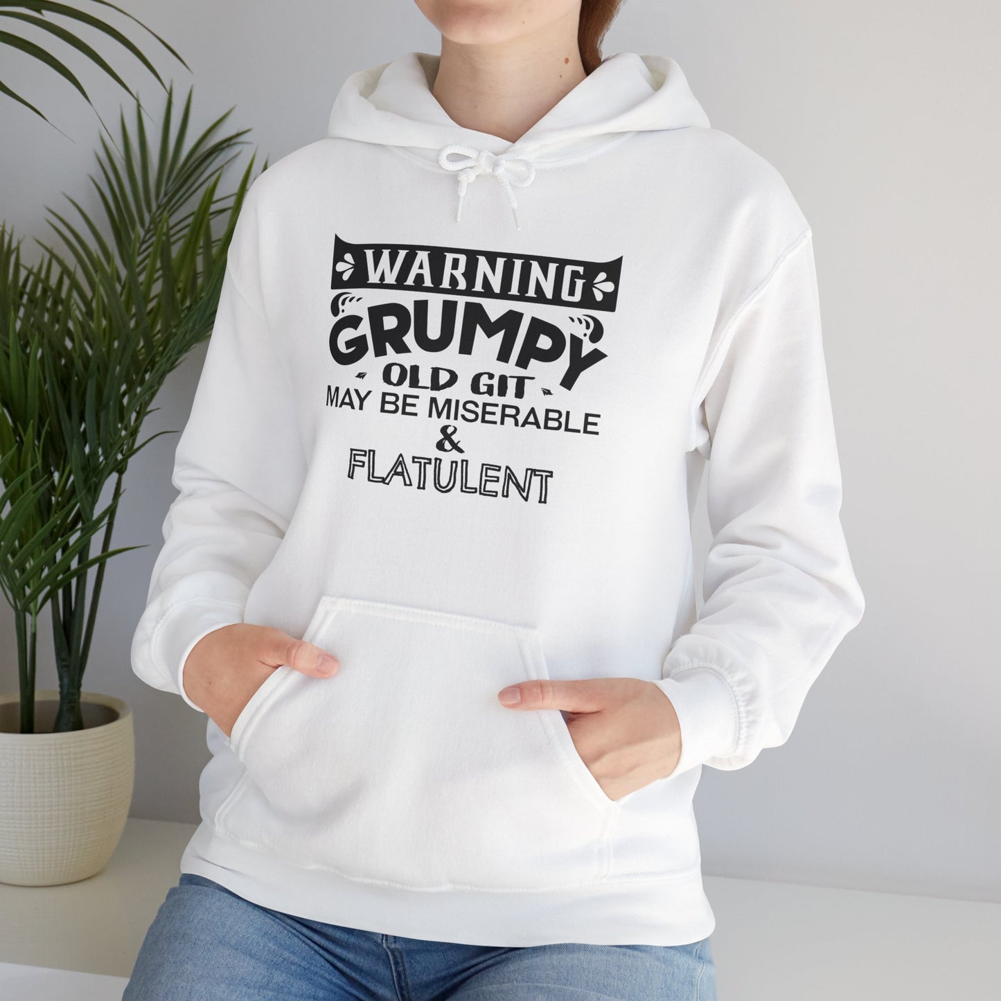 Grumpy Old Git Only May Be Miserable & Flatulent Unisex Hoodie