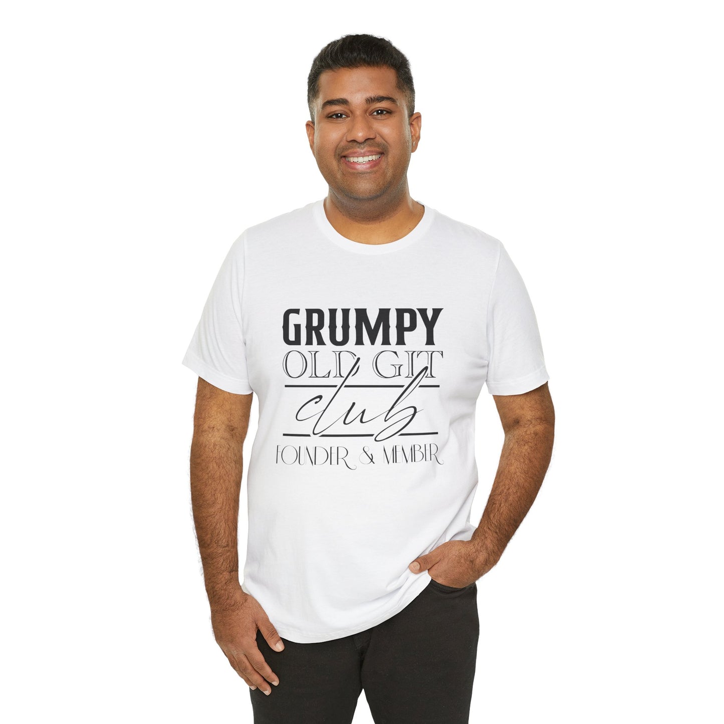 Grumpy Old Git Club Founder & Member 100% Cotton t-shirt