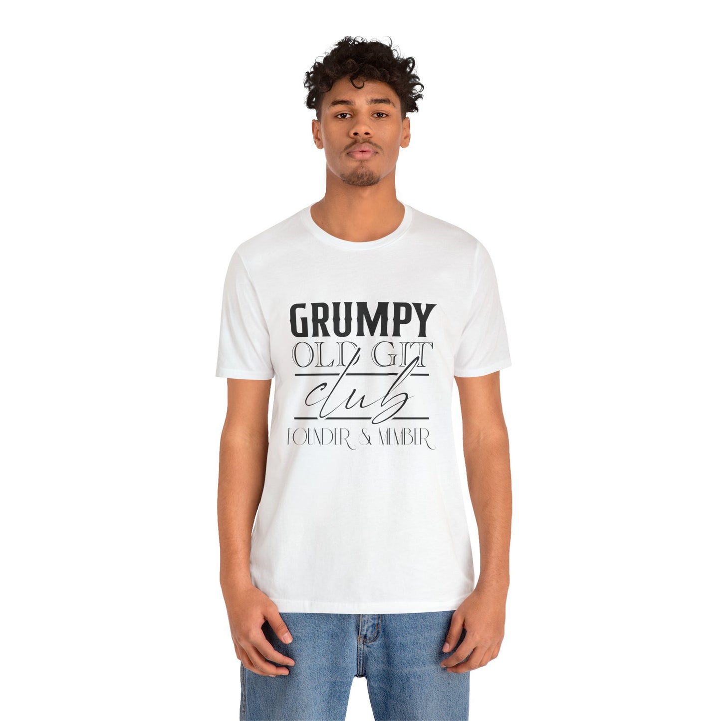 Grumpy Old Git Club Founder & Member 100% Cotton t-shirt